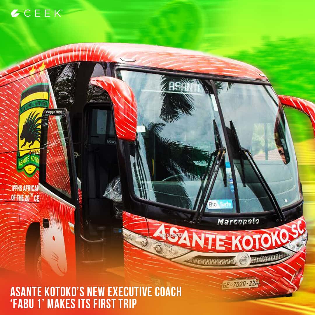 Asante Kotoko Asante Kotoko's New Bus FABU 1 First Trip