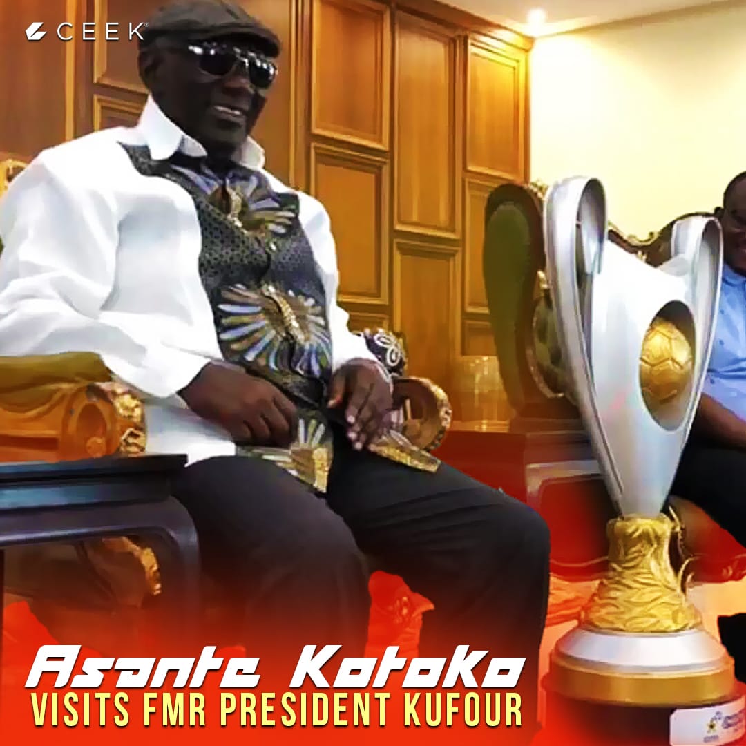 Asante Kotoko visits Fmr President Kufour ceek.com