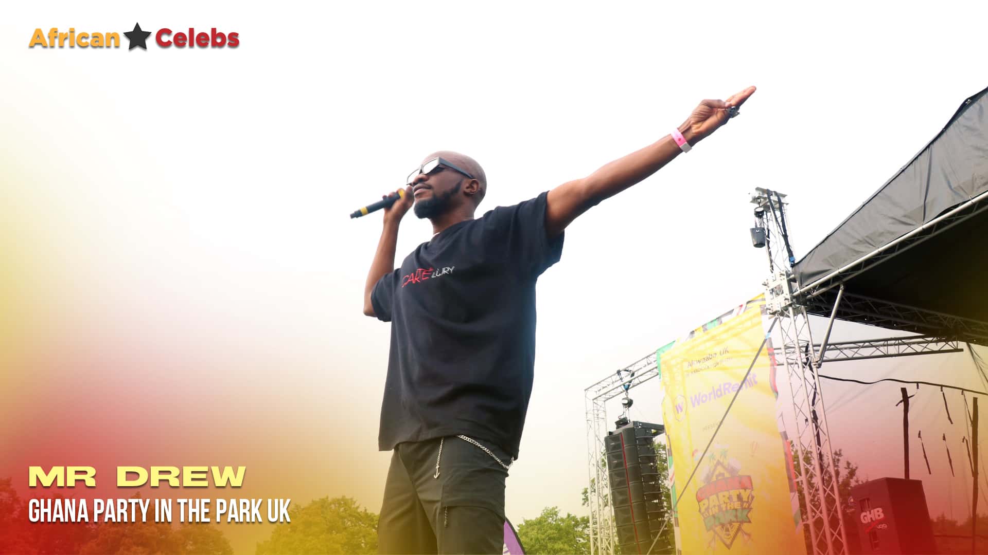African Celebs Ghana party in the park -  Mr Drew