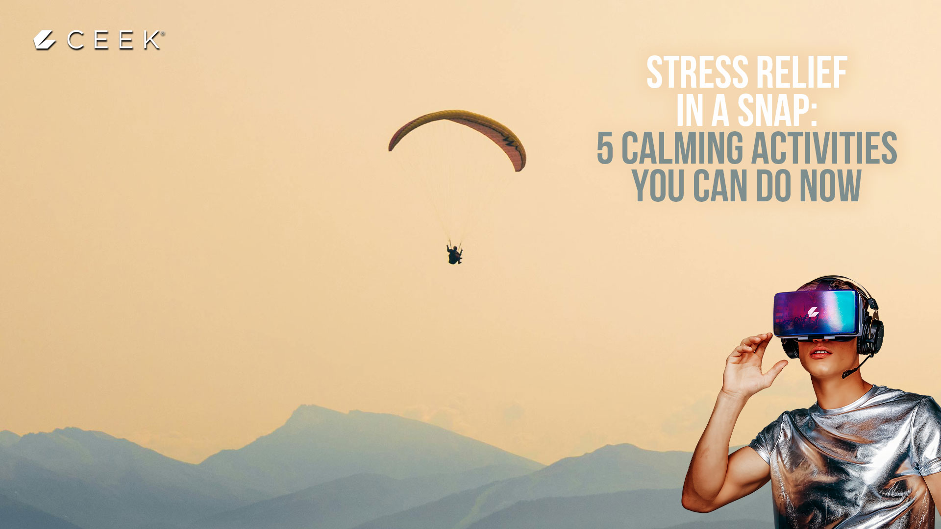 Stress Relief in a Snap: 5 Calming Activities You Can Do Now in the CEEK Metaverse