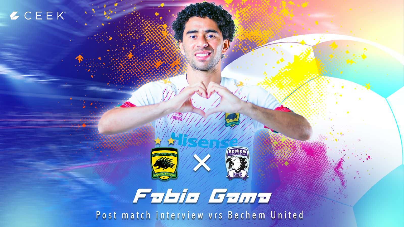 Fabio Gama Post match interview vrs Bechem United