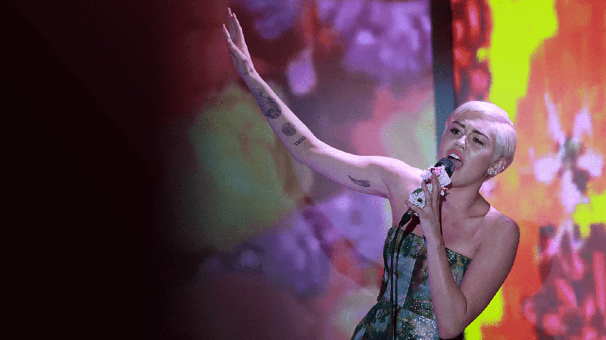 Miley Cyrus Miley Cyrus At the World Music Awards