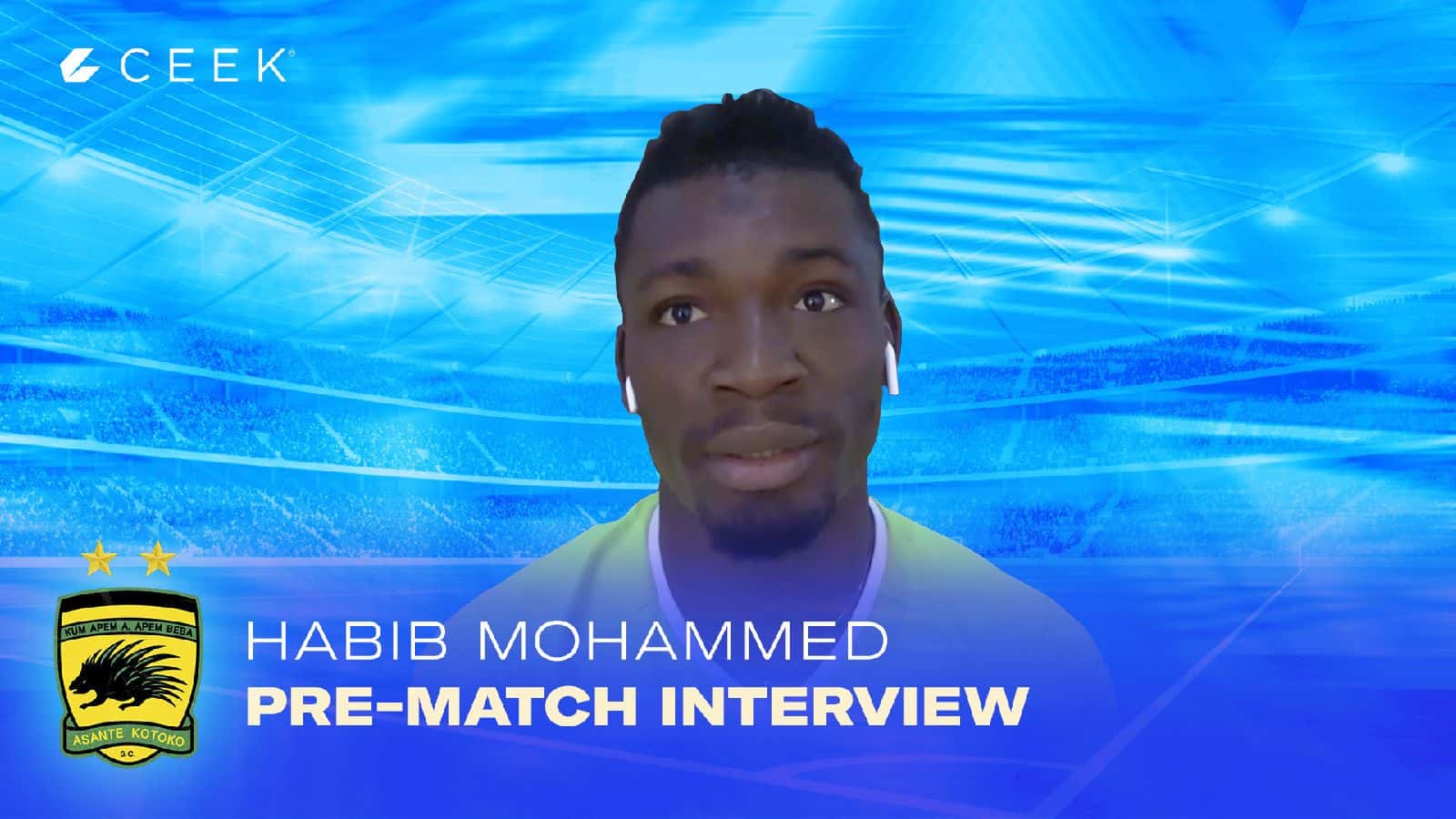 Asante Kotoko Pre match interview: Habib Mohammed