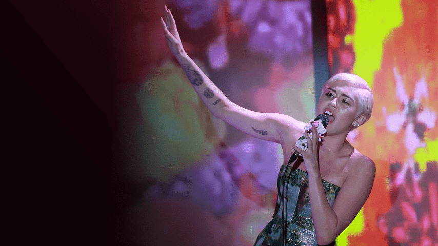 Miley Cyrus At the World Music Awards