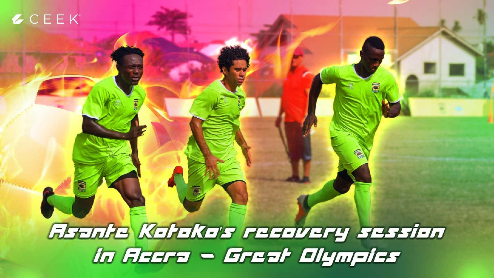 Asante Kotoko's recovery session in Accra | Great Olympics