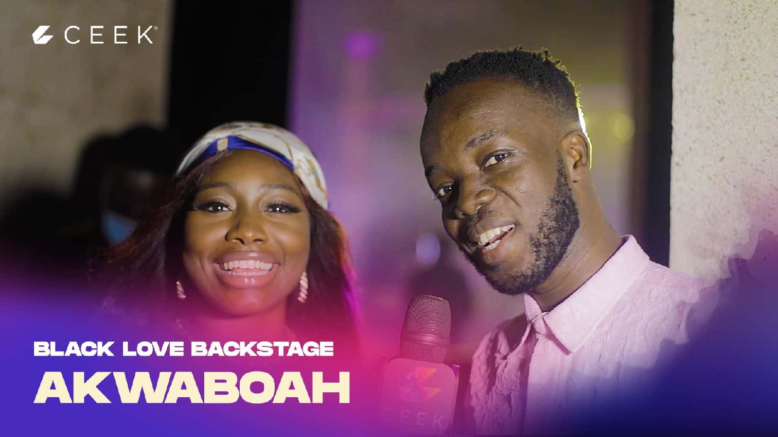 Backstage with Akwaboah