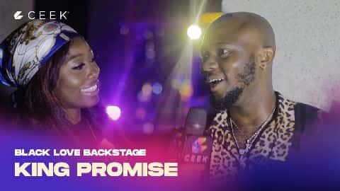 Backstage with King Promise ceek.com