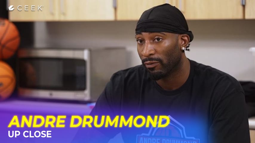 Andre Drummond Jessica Upclose with Andre Drummond