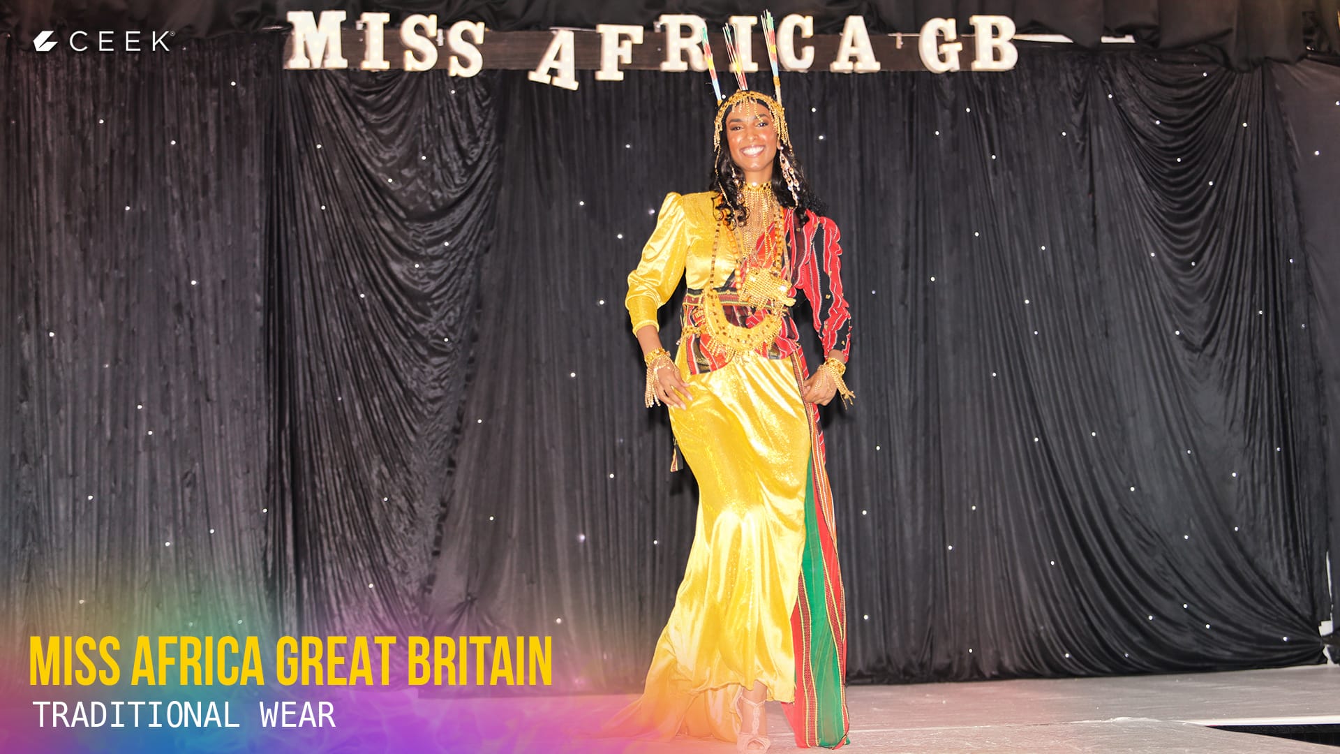 Miss Africa Great Britain Miss Africa Great Britain - Traditional Wear