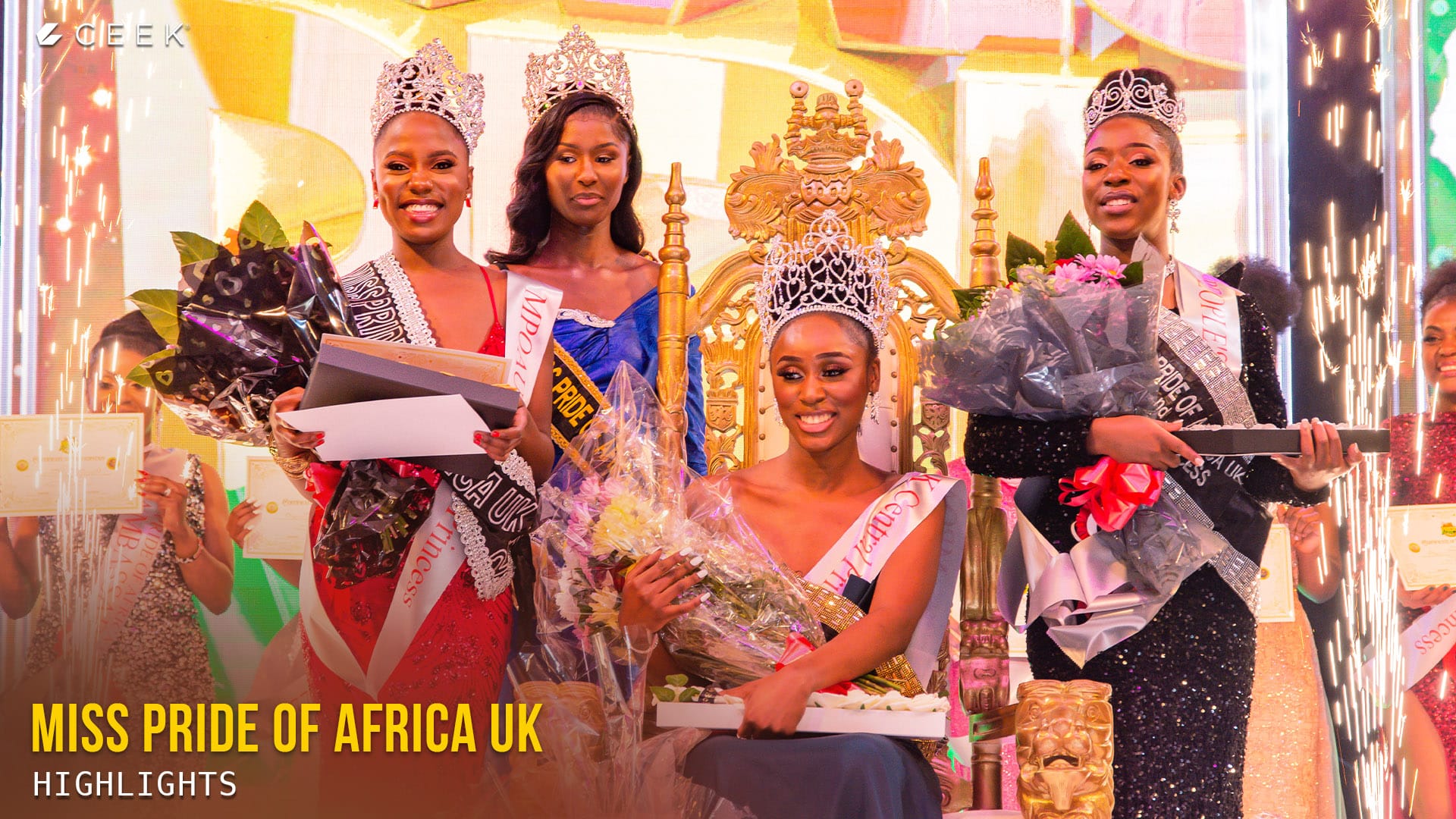 Miss Pride Of Africa UK  2022 Winner Crowning Moment