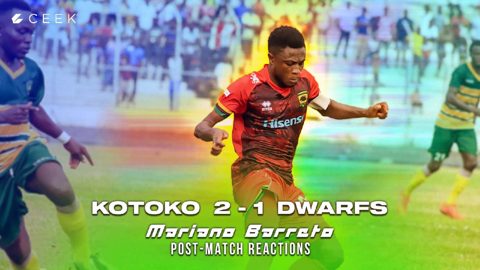 Asante Kotoko Kotoko 2 vs 1 Dwarfs: Mariano Barreto post-match reactions